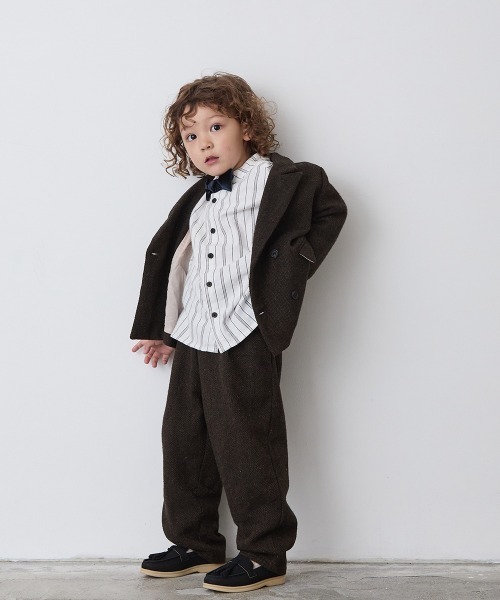 「riziere」 「KIDS」セットアップ 150 ブラウン キッズ_画像2
