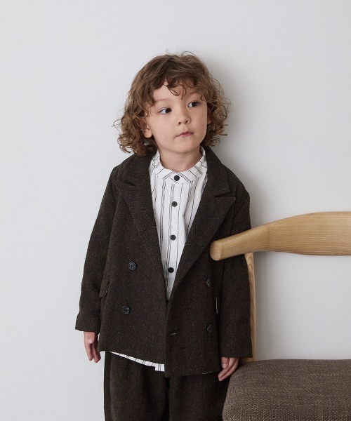 「riziere」 「KIDS」セットアップ 150 ブラウン キッズ_画像3