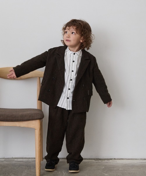 「riziere」 「KIDS」セットアップ 150 ブラウン キッズ_画像5