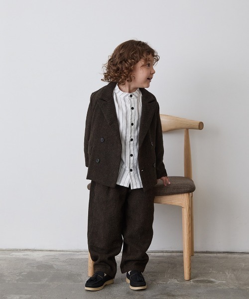 「riziere」 「KIDS」セットアップ 150 ブラウン キッズ_画像9