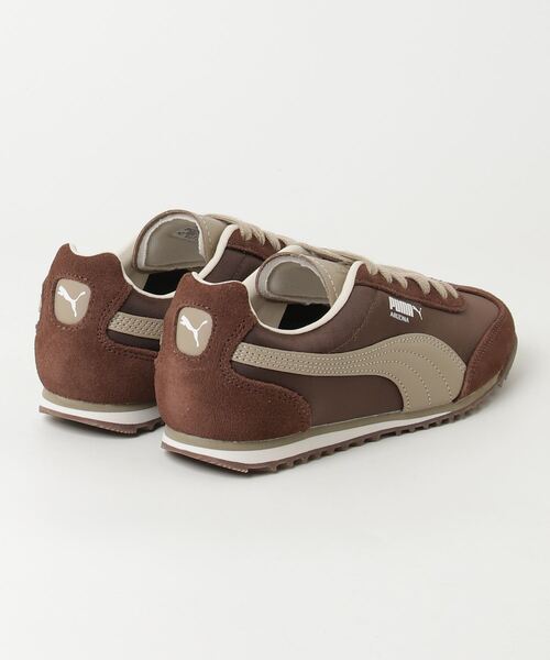 「PUMA」 ローカットスニーカー 23cm ダークブラウン レディース_画像2