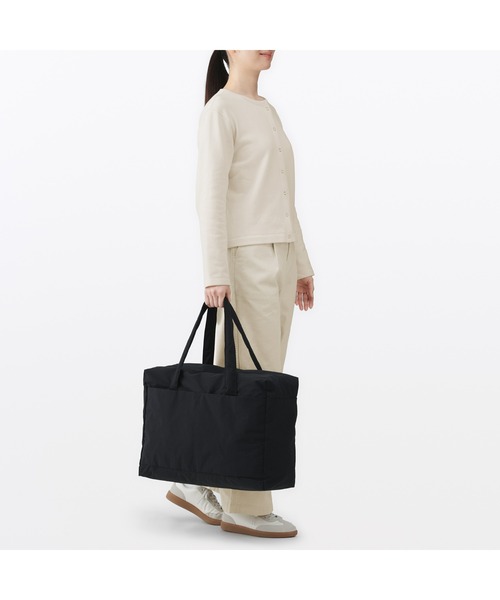 無印良品（MUJI） 旅行 再生ナイロンたためるボストンバッグ 32L 約