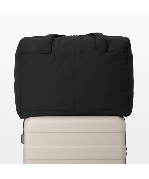 無印良品（MUJI） 旅行 再生ナイロンたためるボストンバッグ 32L 約