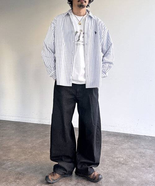 「CPCM」 パンツ MEDIUM インディゴブルー メンズ_画像8