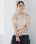 tシャツ 「田中里奈様着用」シアードット袖シャ...の詳細画像1