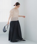 tシャツ 「田中里奈様着用」シアードット袖シャ...の詳細画像2