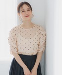 tシャツ 「田中里奈様着用」シアードット袖シャ...の詳細画像5