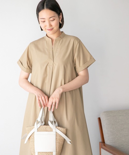 「URBAN RESEARCH Sonny Label」 半袖ワンピース FREE ブラック レディース_画像3