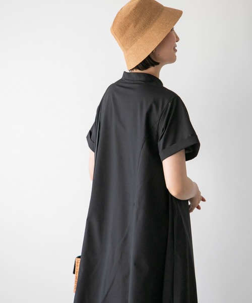 「URBAN RESEARCH Sonny Label」 半袖ワンピース FREE ブラック レディース_画像4