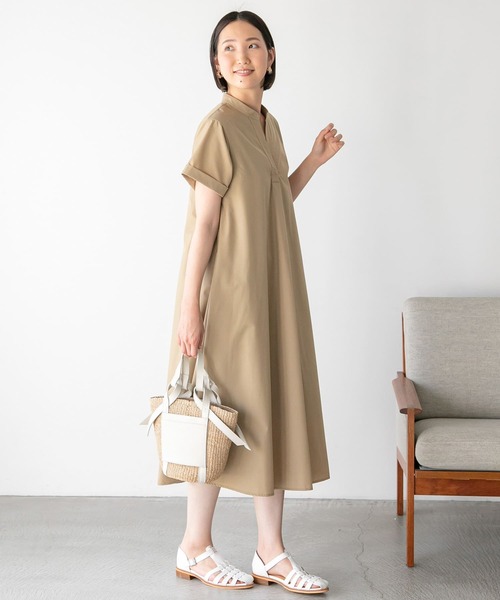 「URBAN RESEARCH Sonny Label」 半袖ワンピース FREE ブラック レディース_画像5