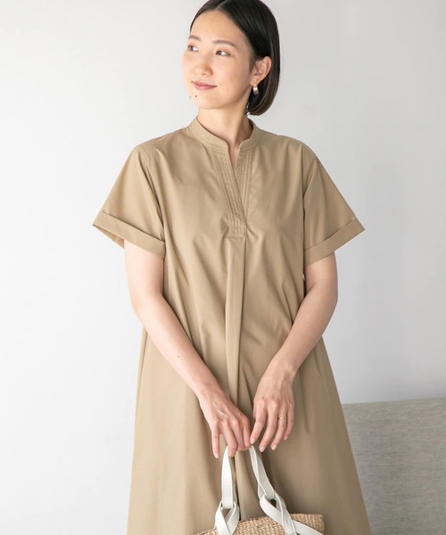 「URBAN RESEARCH Sonny Label」 半袖ワンピース FREE ブラック レディース_画像7