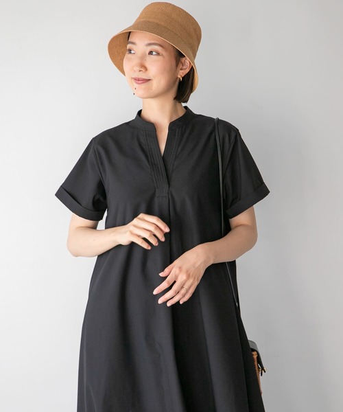 「URBAN RESEARCH Sonny Label」 半袖ワンピース FREE ブラック レディース_画像10