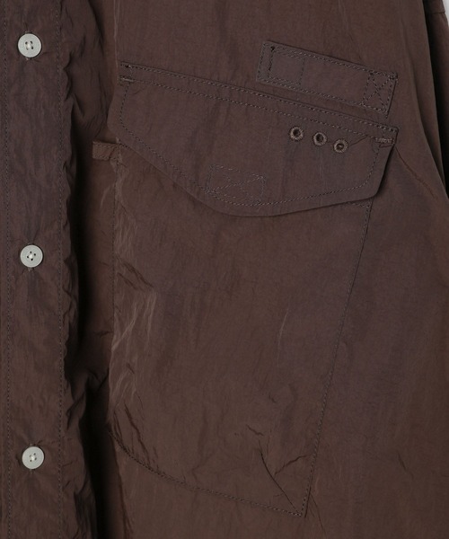 「GEORGE'S」 長袖シャツ MEDIUM モカ メンズ_画像3