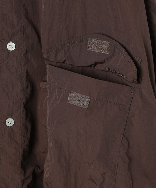 「GEORGE'S」 長袖シャツ MEDIUM モカ メンズ_画像4