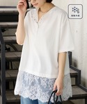 ヘンリーネック tシャツ 半袖 「接触冷感」2...の詳細画像2