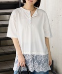 ヘンリーネック tシャツ 半袖 「接触冷感」2...の詳細画像5