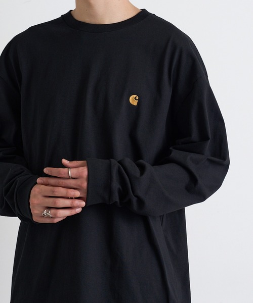 「Carhartt WIP」 長袖Tシャツ S グリーン メンズ_画像2