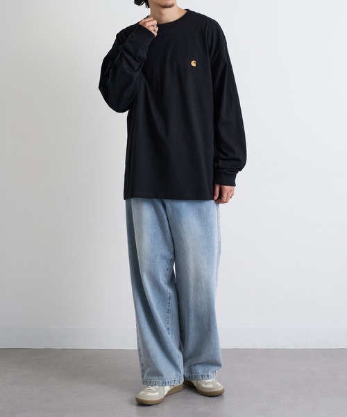 「Carhartt WIP」 長袖Tシャツ S グリーン メンズ_画像7