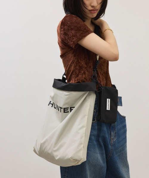トートバッグ 「HUNTER for ADAM ET ROPE'」別注  TRAVEL MULTI FUNCTION TOTE レディースの画像