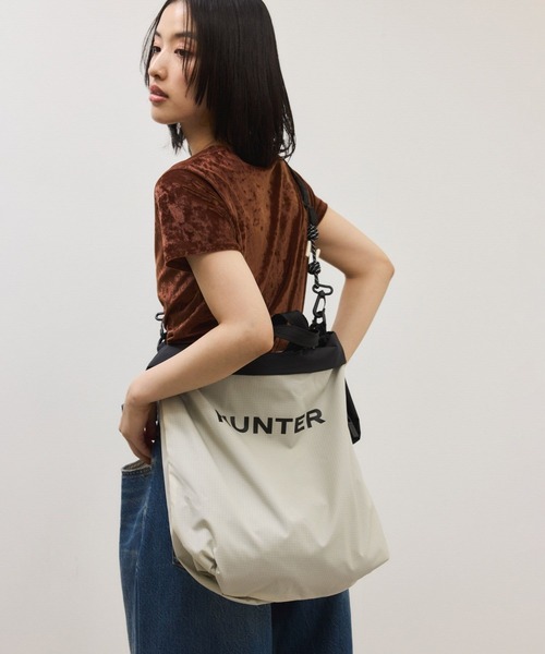 トートバッグ 「HUNTER for ADAM ET ROPE'」別注  TRAVEL MULTI FUNCTION TOTE レディースの画像