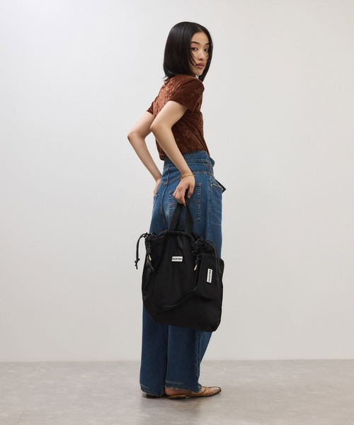 トートバッグ 「HUNTER for ADAM ET ROPE'」別注  TRAVEL MULTI FUNCTION TOTE レディースの画像