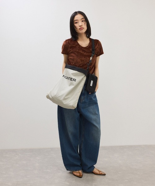トートバッグ 「HUNTER for ADAM ET ROPE'」別注  TRAVEL MULTI FUNCTION TOTE レディースの画像