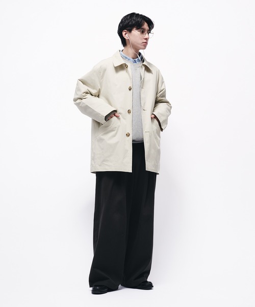 「Adoon plain」 ジャケット MEDIUM アイボリー メンズ_画像3