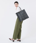トートバッグ WOVEN LG TOTE マル...の詳細画像2