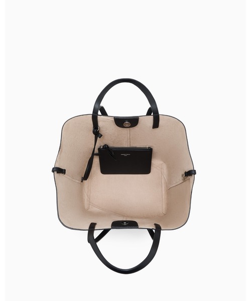 ロペ【フォロー割有り！^_^】エンポリオアルマーニ　レザートートバッグ美品 EMPORIO ARMANI トートバッグ 「エンポリオ アルマーニ」Emporio