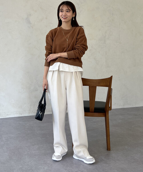 「Chez toi」 パンツ FREE アイボリー レディース_画像5