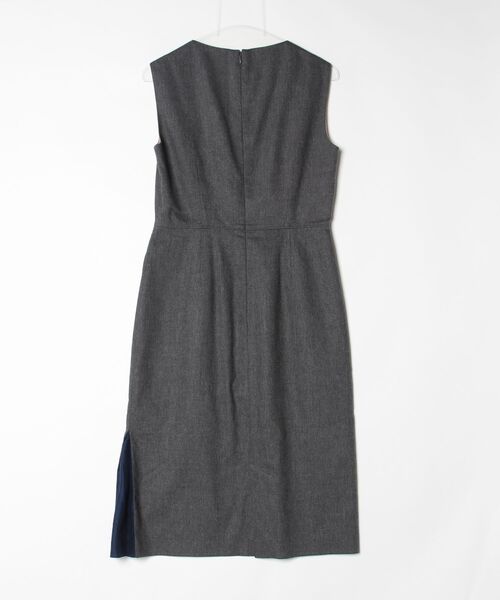 JIL SANDER ノースリーブワンピース ダークグレー JIL SANDER NAVY（ジルサンダーネイビー） ノースリーブワンピース 38