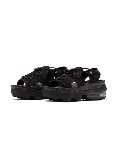【美品】NIKE エアマックスココ レース サンダル ブラック 24センチ NIKE（ナイキ） エアマックス スニーカー 「」エア マックス ココ
