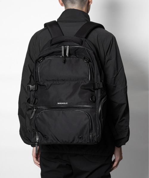 「MAKAVELIC」 リュック ONE SIZE ネイビー メンズ_画像3