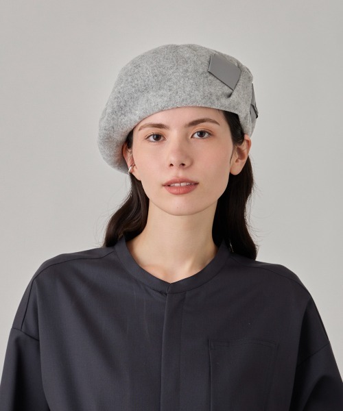 arth（アース） 帽子 ベレー帽 レディース Put in Ribbon Beret