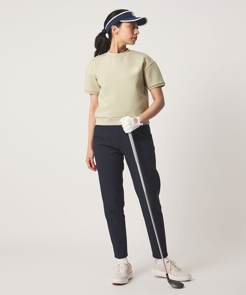 【UNITED ARROWS GOLF】レディース　スタンドネック半袖シャツ UNITED ARROWS GOLF（ユナイテッドアローズゴルフ） tシャツ 半袖