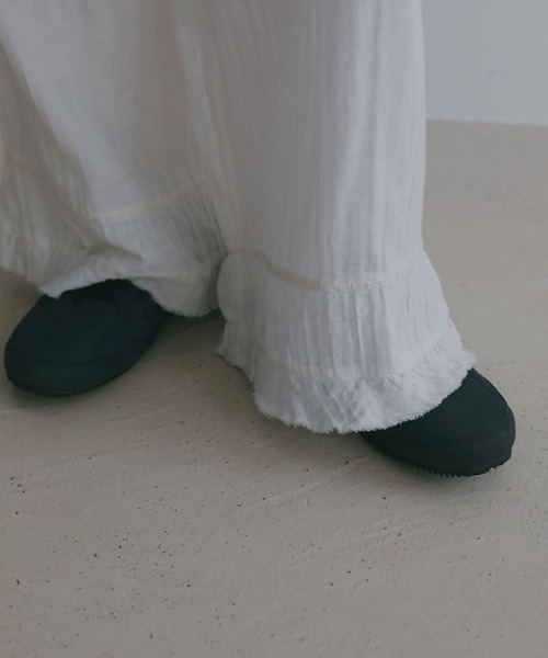 ETRE TOKYO（エトレトウキョウ） ワイドパンツ パンツ クレープダブル