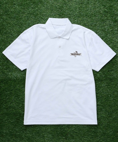 TES GOLFING ポロシャツ ホワイト 新品 Mサイズ The Endless Summer（エンドレスサマー） ポロシャツ 半袖 TES GOLF