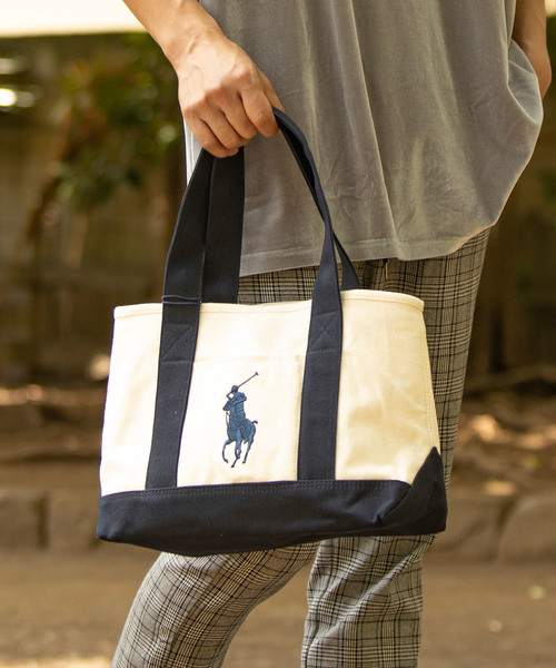 トートバッグ バッグ Polo Ralph Lauren ポロ ラルフローレン キャンバストートバッグ Zozotown Paypayモール店 通販 Paypayモール