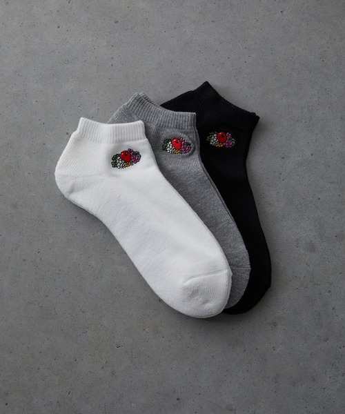 靴下 アンクル丈底パイル刺繍ソックス Zozotown Paypayモール店 通販 Paypayモール