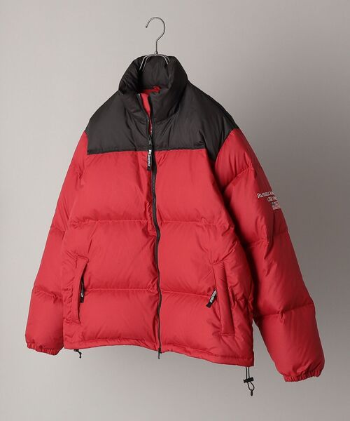 カラー ダウン ダウン ジャケット ZOZOTOWN PayPayモール店 - 通販 - PayPayモール ダウンジャケット RUSSELL ATHLETIC: ワンポイント ロゴ ボリューム ∍サイズが