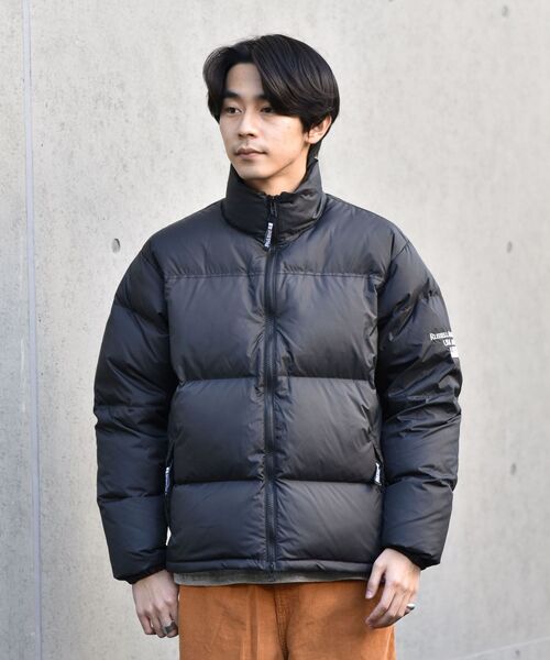 カラー ダウン ダウン ジャケット ZOZOTOWN PayPayモール店 - 通販 - PayPayモール ダウンジャケット RUSSELL ATHLETIC: ワンポイント ロゴ ボリューム ∍サイズが
