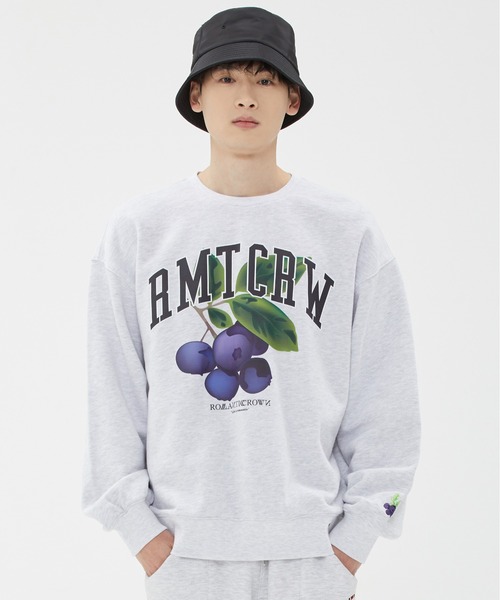 【ROMANTIC CROWN】送料・関税込★GARDENING BERRY SWEAT SHIRT ROMANTIC CROWN トレーナー スウェット 「ROMANTIC CROWN