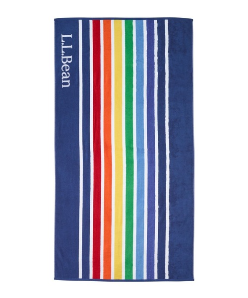ディックトレイシー　ビーチタオル（新品未使用） L.L.Bean タオル シーサイド・ビーチ・タオル、レインボー