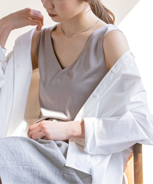 【新品未使用】【即日発送可】NOBLEサテンタンクトップ NOBLE tシャツ Tシャツ サテンタンクトップ : ZOZOTOWN Yahoo!店