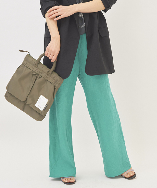 plage パンツ レディース Linen Bias Relax : ZOZOTOWN Yahoo!店