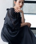 ワンピース ワンピース オーガンジー 結婚式 ...の詳細画像2