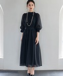 ワンピース ワンピース オーガンジー 結婚式 ...の詳細画像5