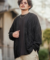 NOVESSEL レースカーディガン ユニセックス outer】美感いっぱい✿ ✿エレガントスウィートVネックレース
