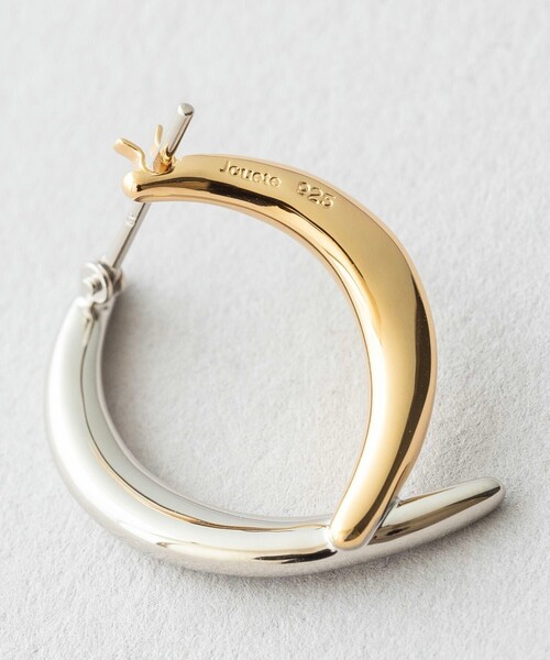 【再入荷！】 サークルピアス ピアス Jouete アーチ レディース コンビカラー アクセサリー