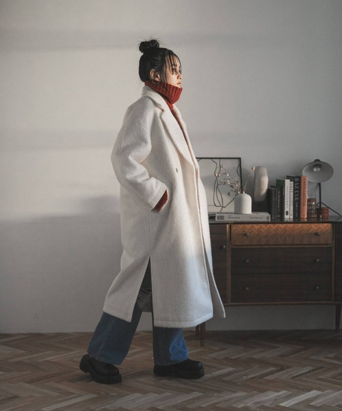 bohmal（ボマール） コート チェスターコート シャギーロング